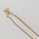 Christian Dior Necklace metal Gold Auth 143874-7