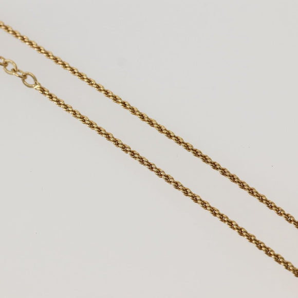 Christian Dior Necklace metal Gold Auth 143878