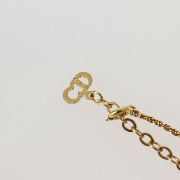 Christian Dior Necklace metal Gold Auth 143878
