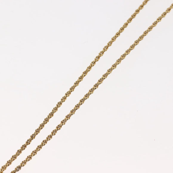 Christian Dior Necklace metal Gold Auth 143879