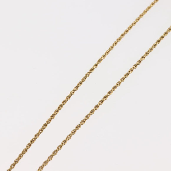 Christian Dior Necklace metal Gold Auth 143879