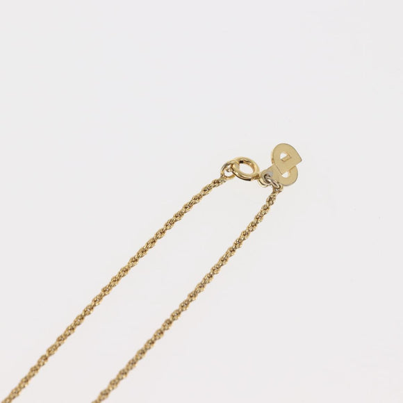Christian Dior Necklace metal Gold Auth 143879