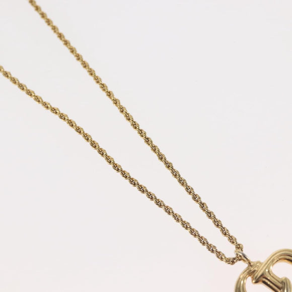 Christian Dior Necklace metal Gold Auth 143879