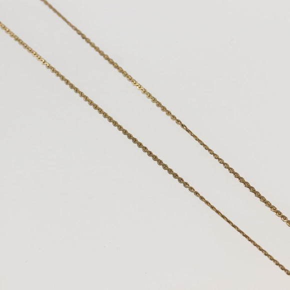 Christian Dior Necklace metal Gold Auth 143880