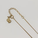 Christian Dior Necklace metal Gold Auth 143880-7