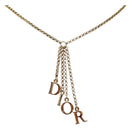 Christian Dior Necklace metal Gold Auth 143881V-1