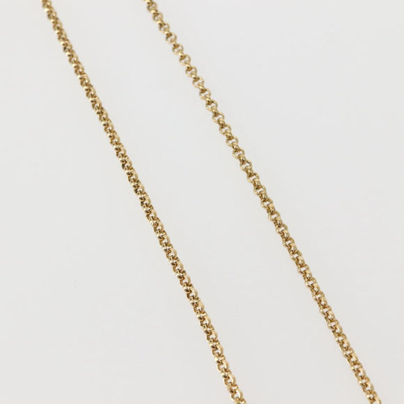 Christian Dior Necklace metal Gold Auth 143881V