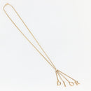 Christian Dior Necklace metal Gold Auth 143881V-2