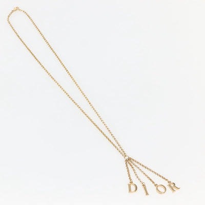 Christian Dior Necklace metal Gold Auth 143881V - 0