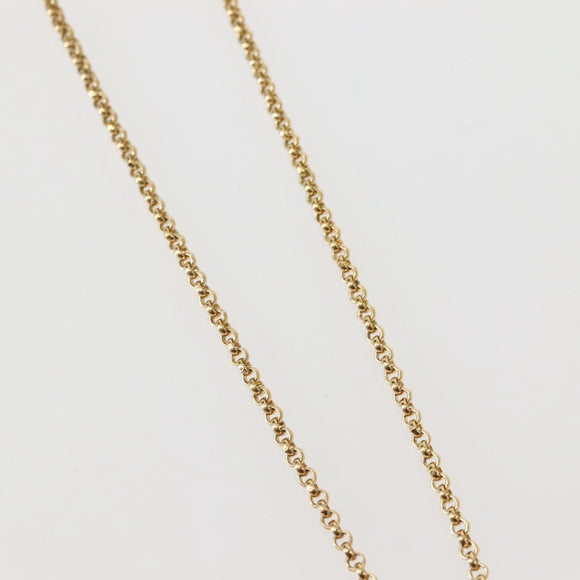 Christian Dior Necklace metal Gold Auth 143881V