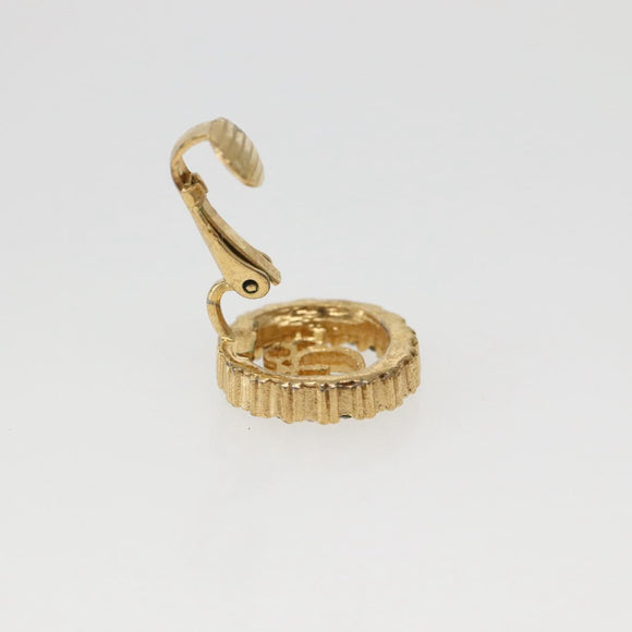 Christian Dior Earring metal Gold Auth 143884