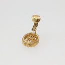 Christian Dior Earring metal Gold Auth 143884-5