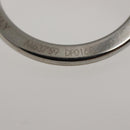 LOUIS VUITTON Porte Cles LV Stories Charm metal Silver M63759 LV Auth 143888M-10