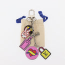 LOUIS VUITTON Porte Cles LV Stories Charm metal Silver M63759 LV Auth 143888M-11