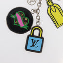 LOUIS VUITTON Porte Cles LV Stories Charm metal Silver M63759 LV Auth 143888M-7