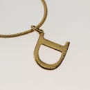 Christian Dior Necklace metal Gold Auth 143889-10