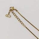 Christian Dior Necklace metal Gold Auth 143889-13