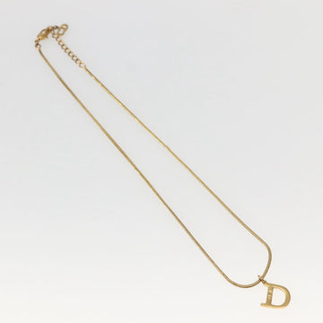 Christian Dior Necklace metal Gold Auth 143889 - 0