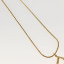 Christian Dior Necklace metal Gold Auth 143889-5