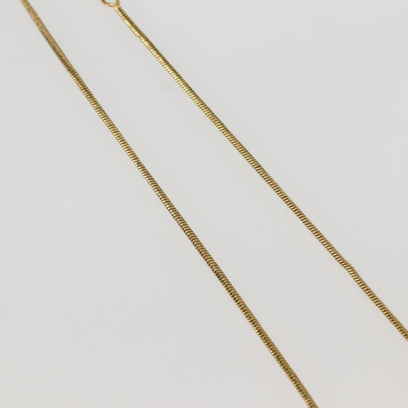 Christian Dior Necklace metal Gold Auth 143889