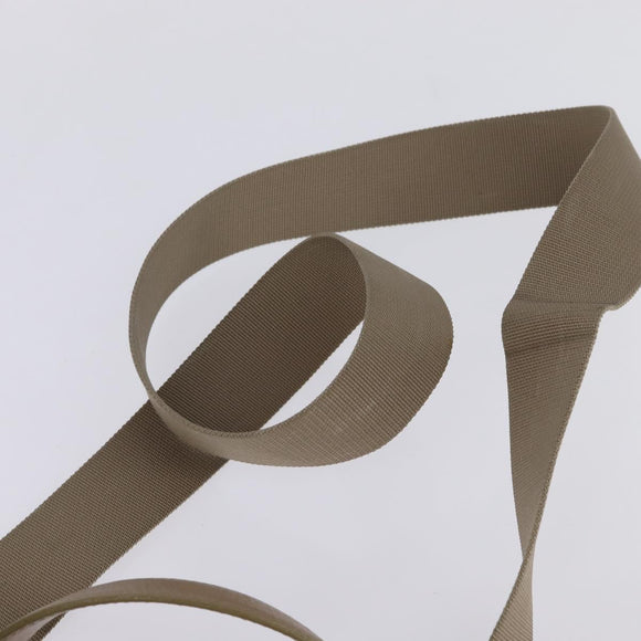 CHANEL New Travel Line Hand Bag Nylon 2way Beige Silver CC Auth 143907