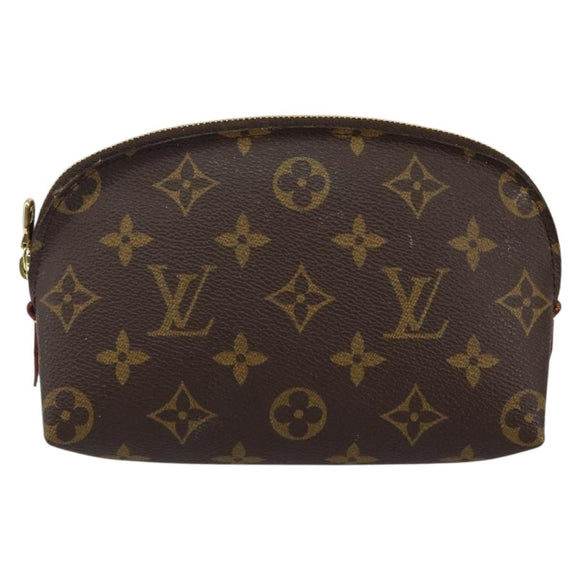 LOUIS VUITTON Monogram Pochette Cosmetic PM Pouch M43998 LV Auth 143908
