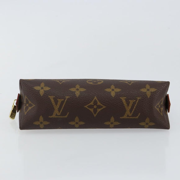LOUIS VUITTON Monogram Pochette Cosmetic PM Pouch M43998 LV Auth 143908