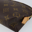 LOUIS VUITTON Monogram Pochette Cosmetic PM Pouch M43998 LV Auth 143908-7
