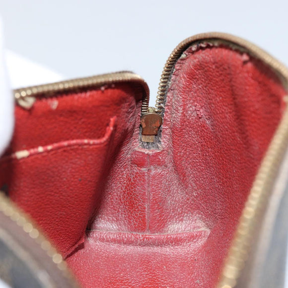 LOUIS VUITTON Damier Ebene Pochette Cosmetic PM Pouch N47516 LV Auth 143909