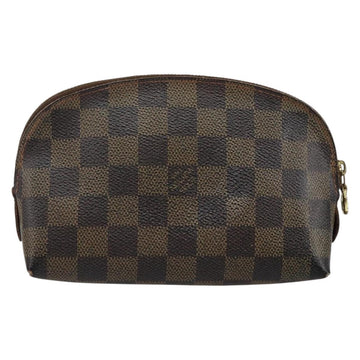 LOUIS VUITTON Damier Ebene Pochette Cosmetic PM Pouch N47516 LV Auth 143909 - 0