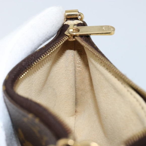LOUIS VUITTON Monogram Pochette Mira PM Accessory Pouch M60095 LV Auth 143910V