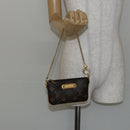 LOUIS VUITTON Monogram Pochette Mira PM Accessory Pouch M60095 LV Auth 143910V-23