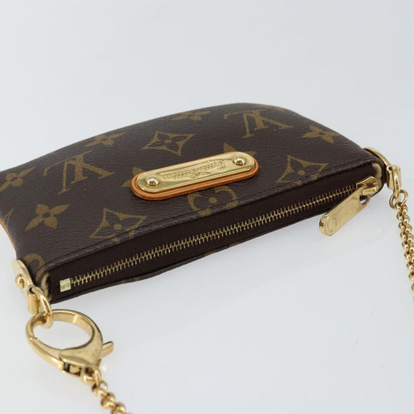 LOUIS VUITTON Monogram Pochette Mira PM Accessory Pouch M60095 LV Auth 143910V