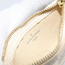 LOUIS VUITTON Damier Azur Pochette Cles Coin Purse N62659 LV Auth 143911-9