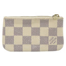 LOUIS VUITTON Damier Azur Pochette Cles Coin Purse N62659 LV Auth 143911-2