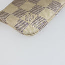 LOUIS VUITTON Damier Azur Pochette Cles Coin Purse N62659 LV Auth 143911-14