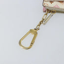 LOUIS VUITTON Multicolor Pochette ClesNM Coin Purse White M93734 LV Auth 143912-8