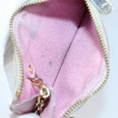 LOUIS VUITTON Multicolor Pochette ClesNM Coin Purse White M93734 LV Auth 143912-11