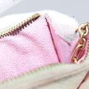 LOUIS VUITTON Multicolor Pochette ClesNM Coin Purse White M93734 LV Auth 143912-12