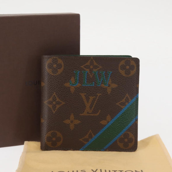 LOUIS VUITTON Monogram Portefeuille Marco NM Bifold Wallet LV Auth 143913