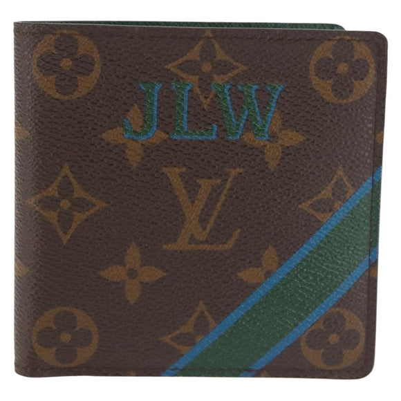 LOUIS VUITTON Monogram Portefeuille Marco NM Bifold Wallet LV Auth 143913