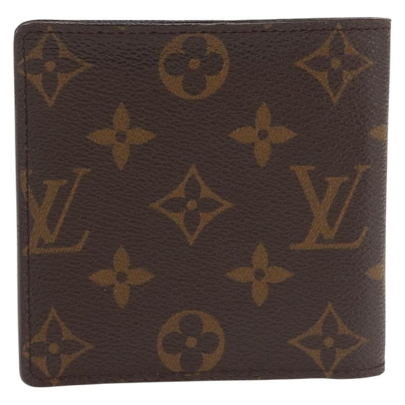 LOUIS VUITTON Monogram Portefeuille Marco NM Bifold Wallet LV Auth 143914