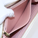 LOUIS VUITTON Monogram Coussin Zippy Long Wallet Pink M82290 LV Auth 143915-20