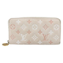 LOUIS VUITTON Monogram Coussin Zippy Long Wallet Pink M82290 LV Auth 143915-13