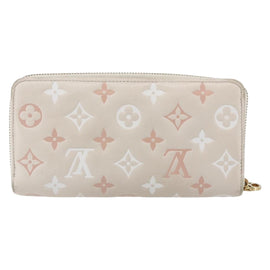 LOUIS VUITTON Monogram Coussin Zippy Long Wallet Pink M82290 LV Auth 143915 - 0