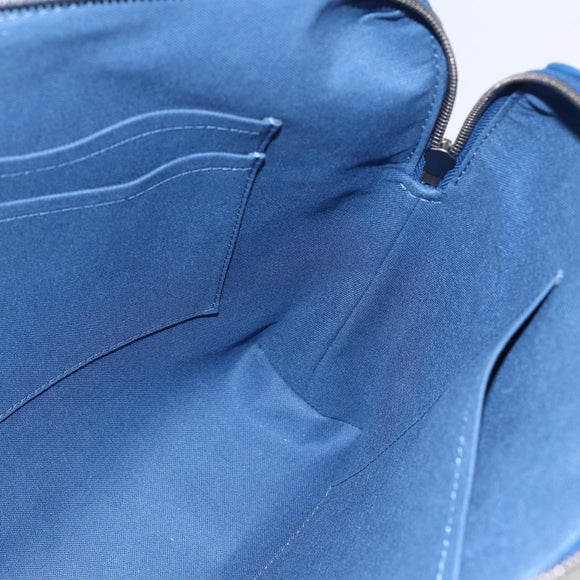 LOUIS VUITTON Damier Infini Porte DocumentsJules Bag Blue N41328 Auth 143920