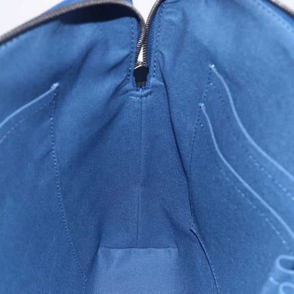 LOUIS VUITTON Damier Infini Porte DocumentsJules Bag Blue N41328 Auth 143920