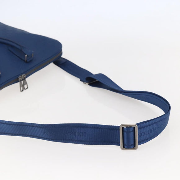 LOUIS VUITTON Damier Infini Porte DocumentsJules Bag Blue N41328 Auth 143920