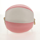 CHANEL 2019 SS Beach Ball Shoulder Bag Calf Skin Pink Gold CC Auth 143921SAM-5
