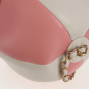 CHANEL 2019 SS Beach Ball Shoulder Bag Calf Skin Pink Gold CC Auth 143921SAM-18
